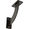 Ekena Millwork Bradford Steel Bracket, Antiqued Warm Silver 2"W x 7"D x 7"H BKTM02X07X07BRAWS - alternate 1